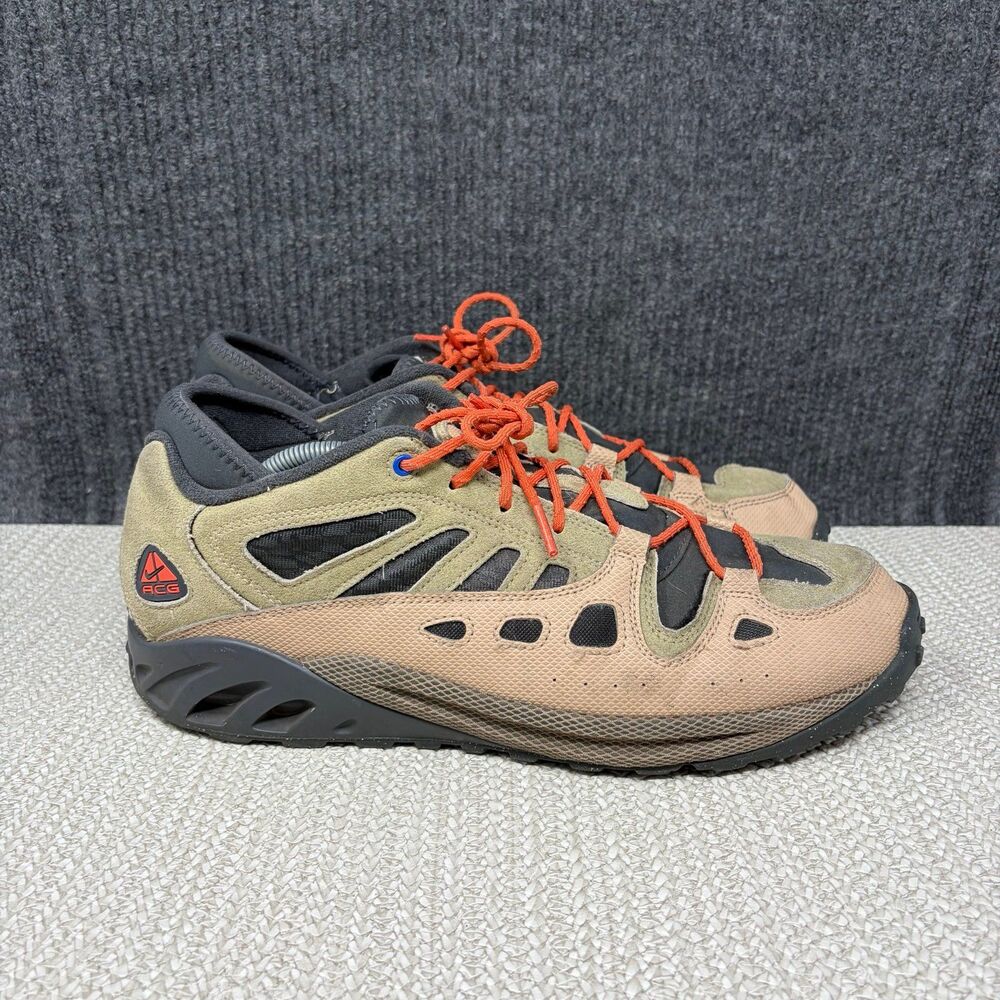 Nike ACG Air Exploraid Neutral Olive Hemp Trail Running Shoes Mens 13 FJ1920-200